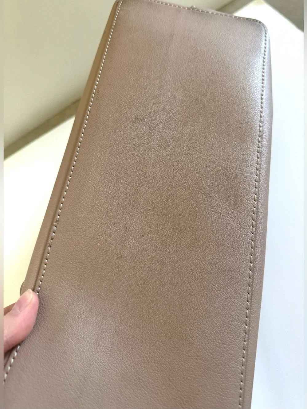 Away Latitude Leather Tote Bag Carryon Weekend Laptop Travel